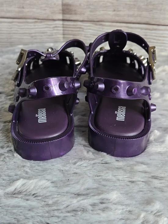 Melissa Purple Jelly Shoes, Womens Size 6 - Picture 4 of 9